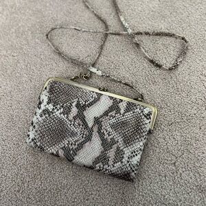 HOBO Snakeskin Leanne Crossbody